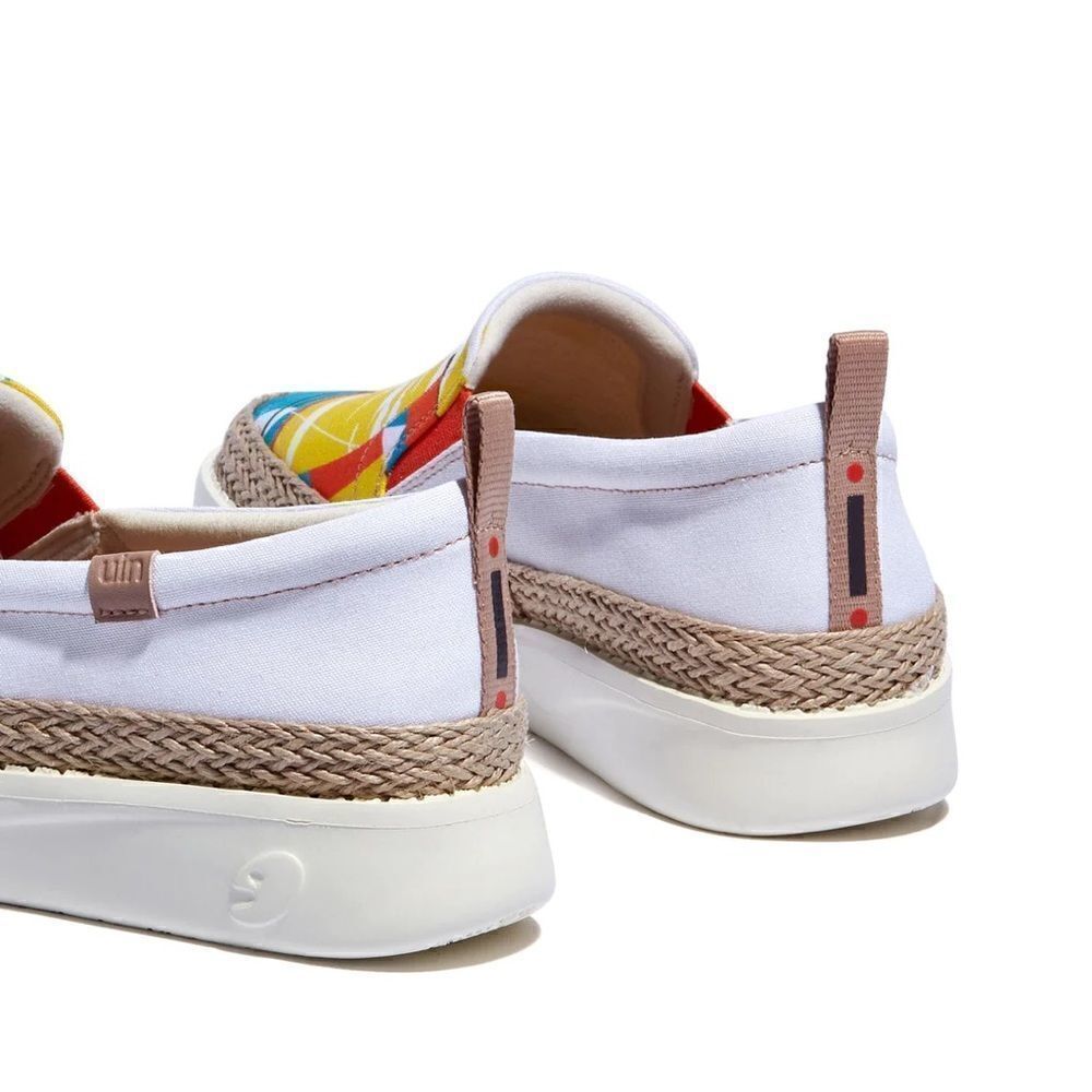 UIN Women's Loafers Slip On Casual Comfort Shoes (Surfing by Sea Tarragona) - Picture 5 of 8
